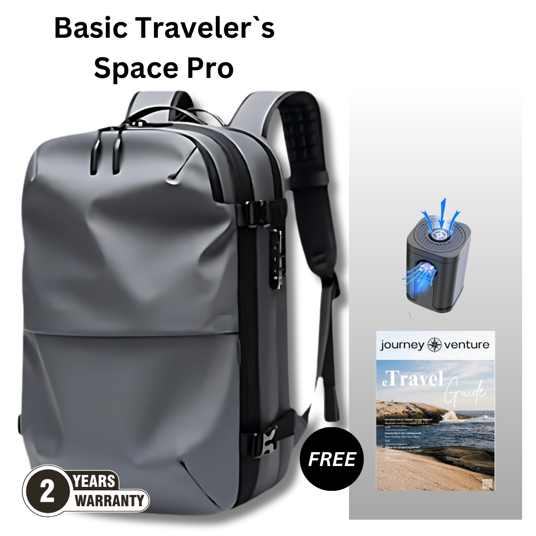 Basic Traveler s SpacePro Backpack Air Pump e Travel Guide